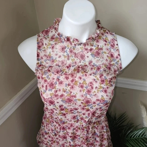 MONTEAU LOS ANGELES FLORAL SUMMER DRESS - Picture 4 of 6